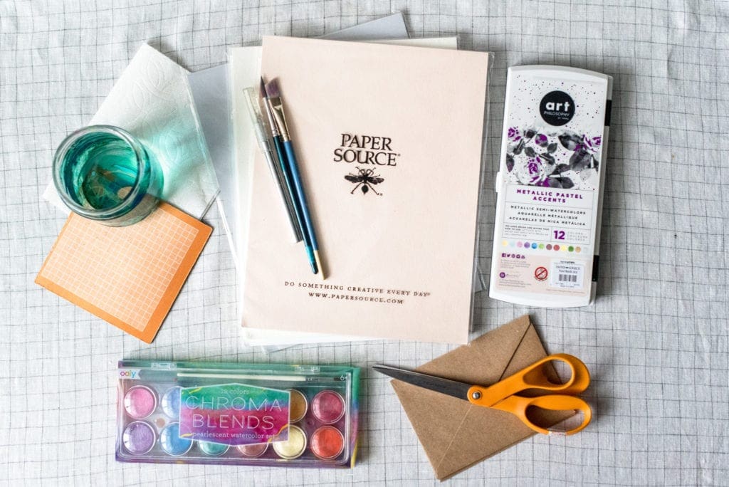 Watercolor Paper Cut-Out Greeting Cards Dear Handmade Life