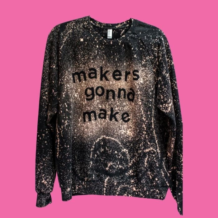 DIY Bleach Printing with Threadsy