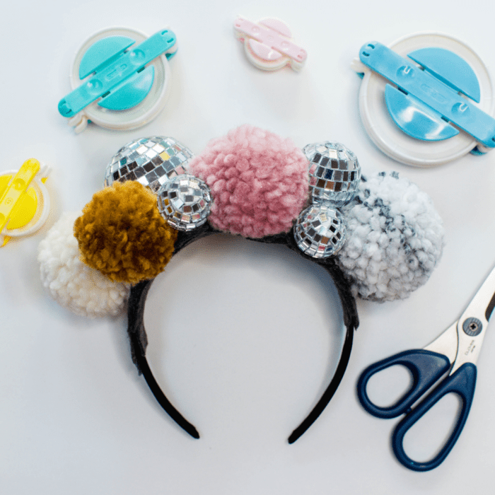 POM POM DISCO BALL HEADBAND